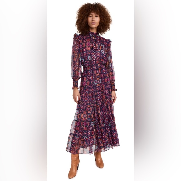 Misa Los Angeles Dresses & Skirts - Misa Los Angeles Anisa Maxi Dress in Talitha Tile Size Extra Small